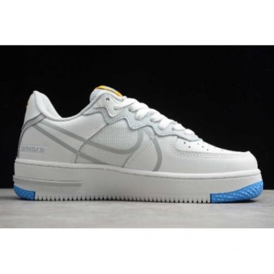 Nike Air Force 1 Beyaz / Açık Gri / Altın Kaykay Ayakkabı Türkiye - B36HT6S1